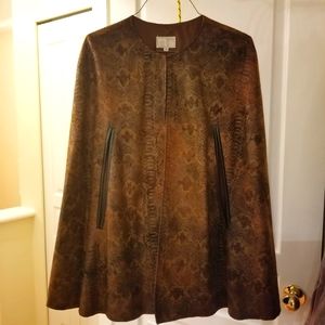 Alberto Makali Snake Print Capes